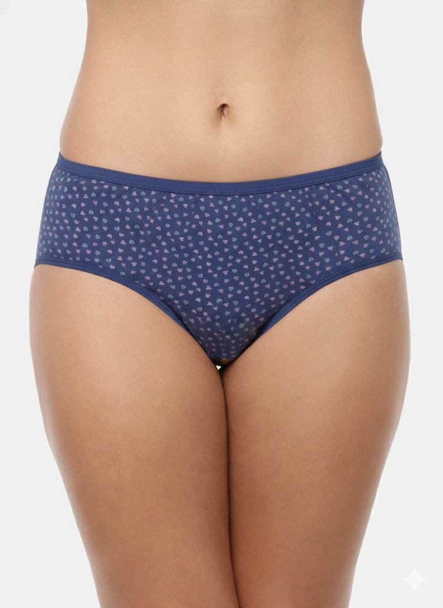 CHARU– Full Coverage Hipster Panties  – Pack of 3 (Multicolor)