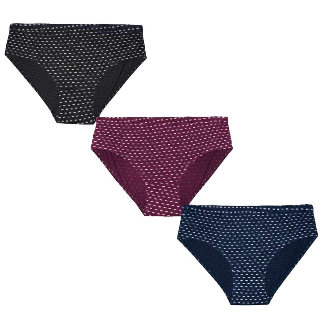 Mid Rise Hipster Panties – Pack of 3