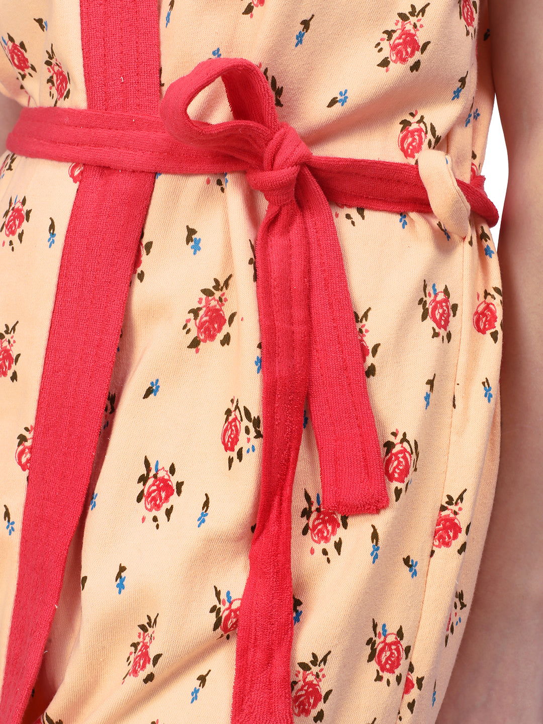 RedRose Printed Bathrobe