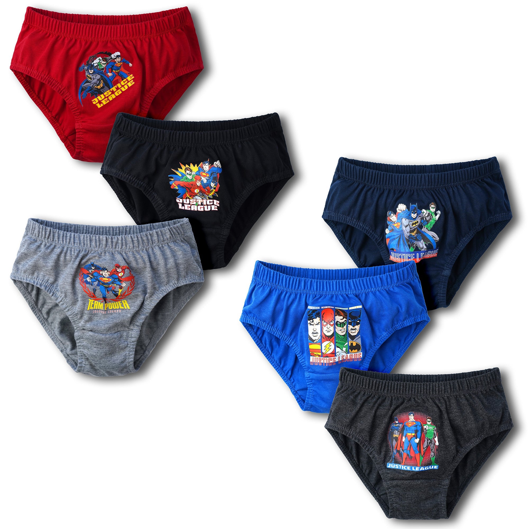 RedRose Boys Marvel Avengers Briefs – Cotton Innerwear (Pack of 6) | JR-603