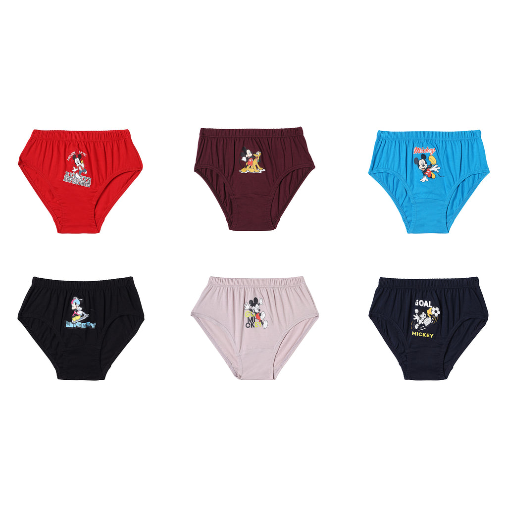 JR-606 | Boys’ Spiderman Briefs – 6-Pack 100% Cotton Underwear