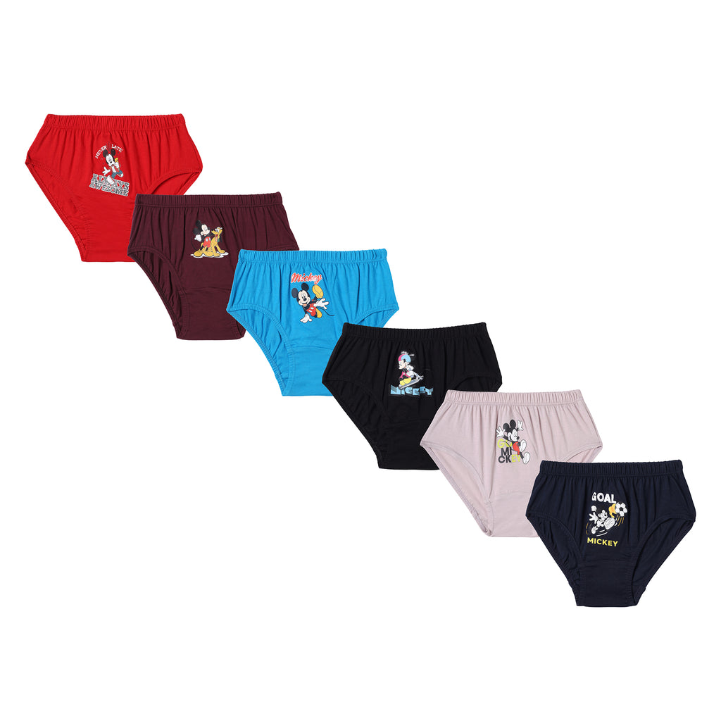 JR-606 | Boys’ Spiderman Briefs – 6-Pack 100% Cotton Underwear