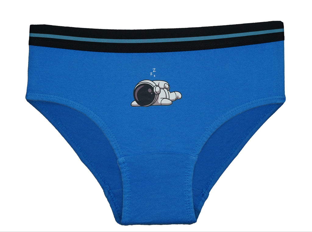 Redrose Boys’ Briefs – 3-Pack Space Adventure Print Underwear | 100% Cotton | JR-544