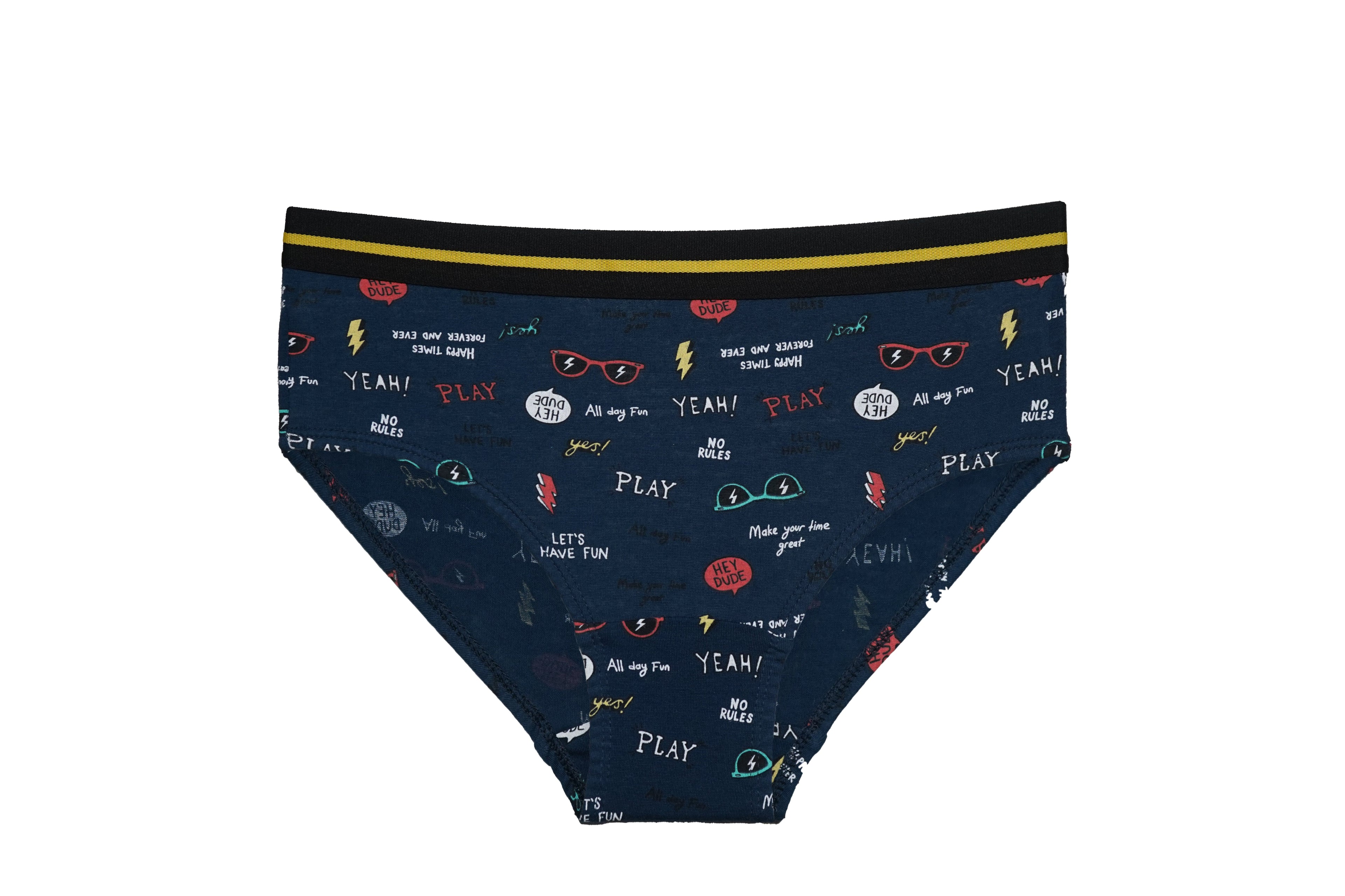 Redrose Boys’ Briefs – 3-Pack Space Adventure Print Underwear | 100% Cotton | JR-544