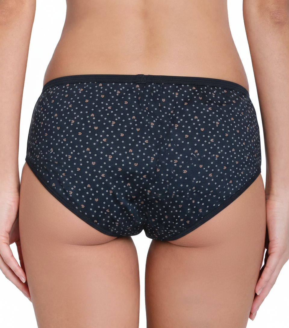 Midrise Cotton Hipster Panties– Pack of 3
