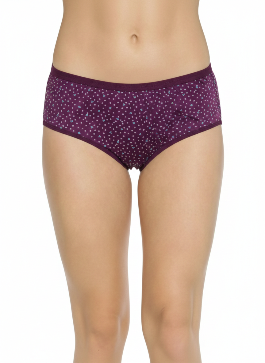 Midrise Cotton Hipster Panties– Pack of 3