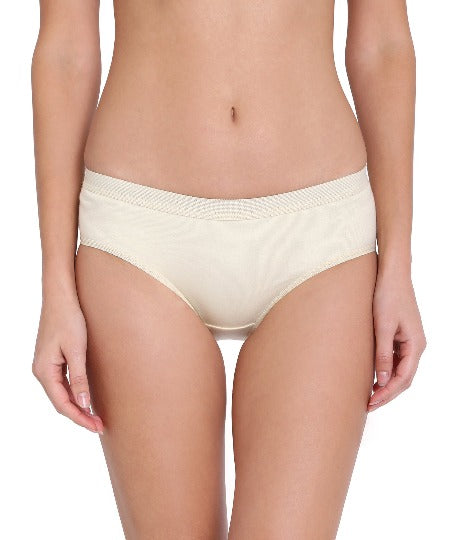 Red Rose High Hips Cotton Solid Print Medium Rise Coverage Hipster