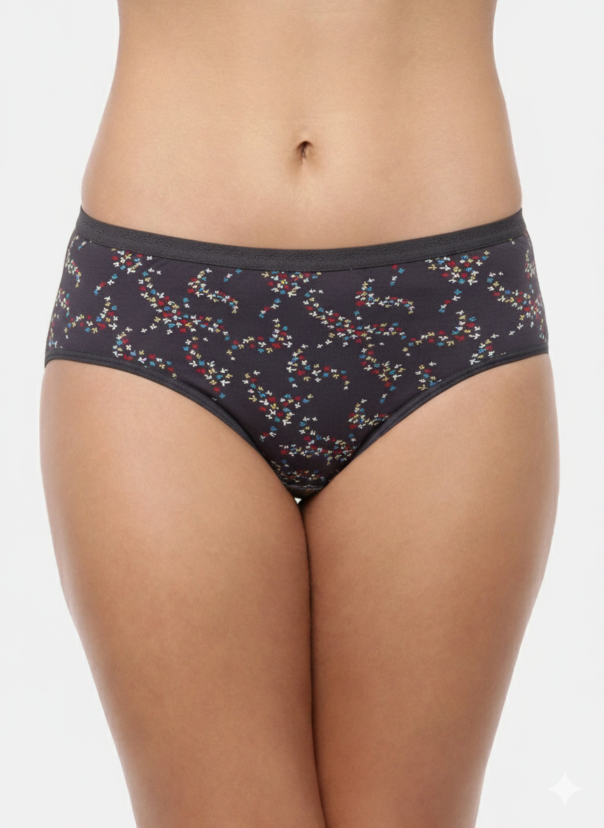 JASLEEN – Full Coverage Hipster Panties  – Pack of 3 (Multicolor)