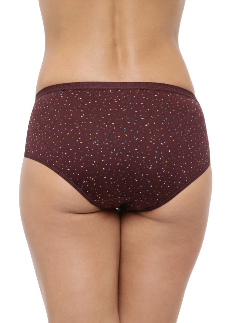 JIGISHA – Full Coverage Hipster Panties  – Pack of 3 (Multicolor)