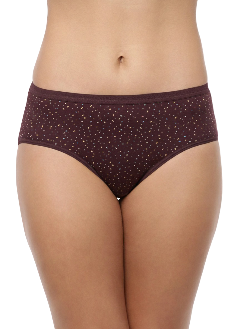 JIGISHA – Full Coverage Hipster Panties  – Pack of 3 (Multicolor)