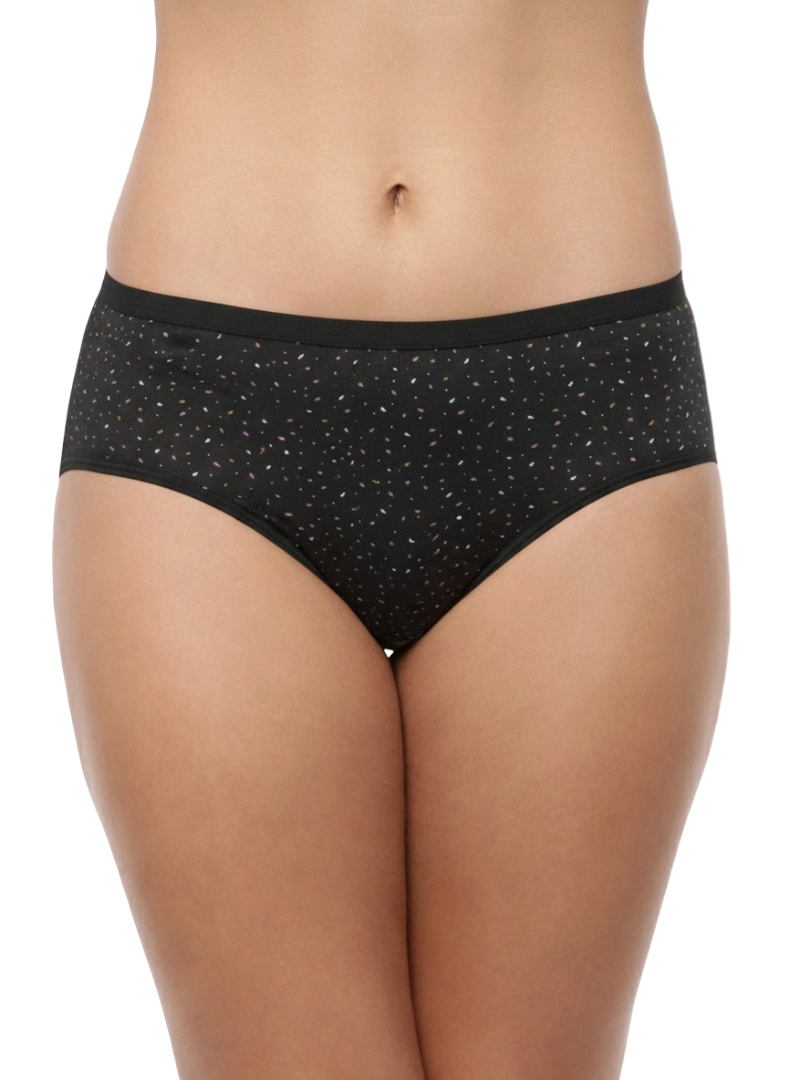 JIGISHA – Full Coverage Hipster Panties  – Pack of 3 (Multicolor)