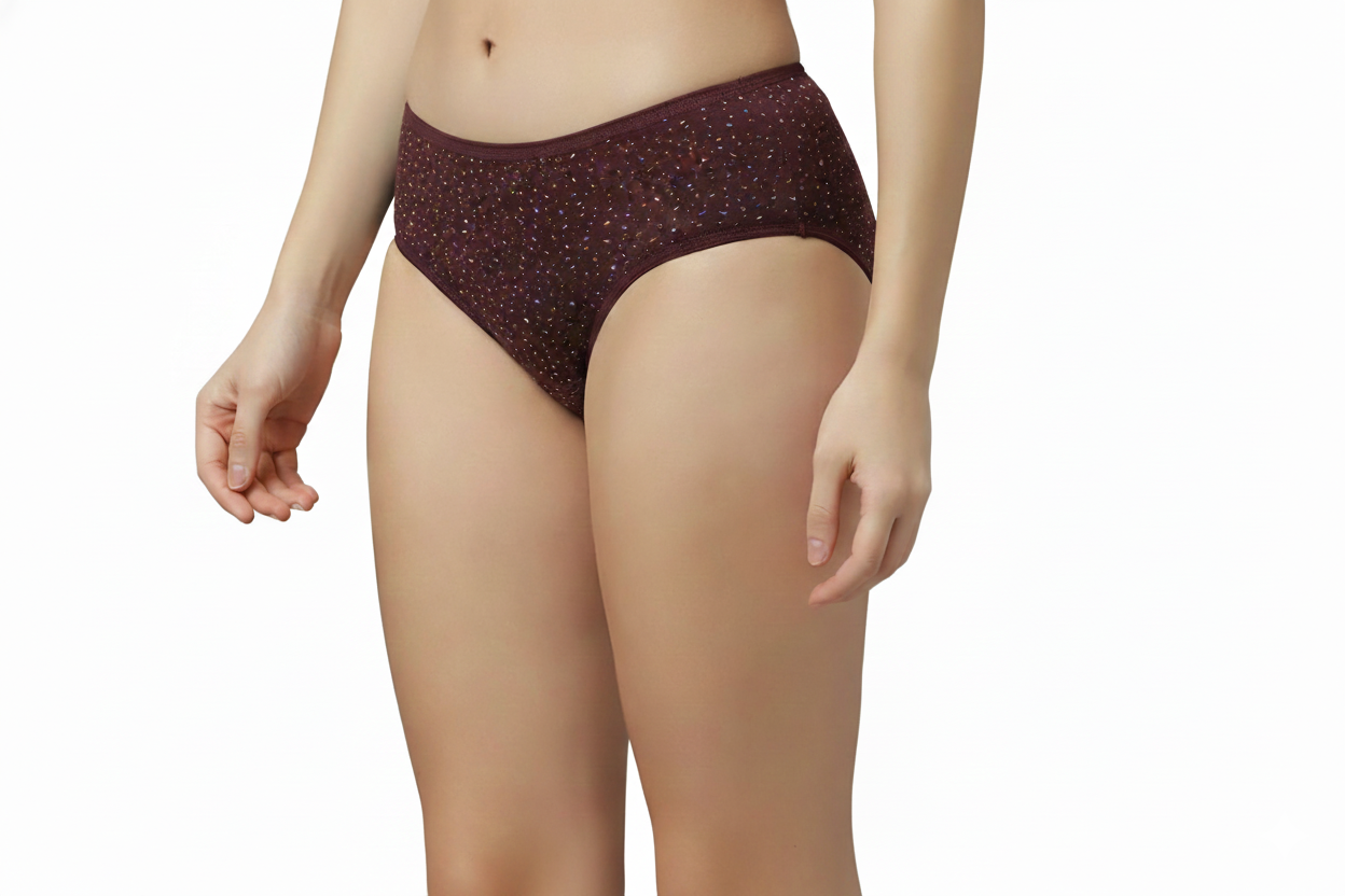 JIGISHA – Full Coverage Hipster Panties  – Pack of 3 (Multicolor)