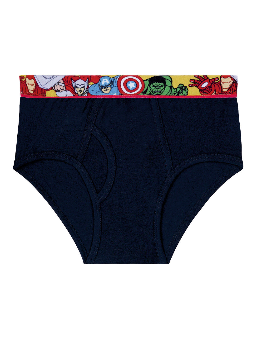 Redrose Justice League Boys’ Briefs – Pack of 6 | Batman & Superman Waistband Prints | JR-50