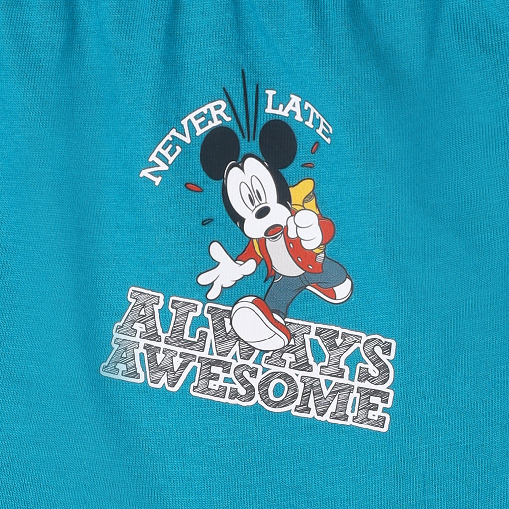 JR-536 Mickey Mouse Cotton Trunks for Boys |MULTICOLOR  PACK OF 6