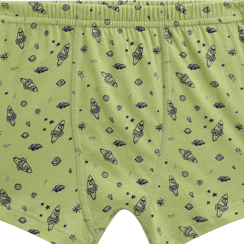 JR 541 Boys' Spiderman Boxer Briefs – Pack of 6 | Soft Cotton Printed Innerwear