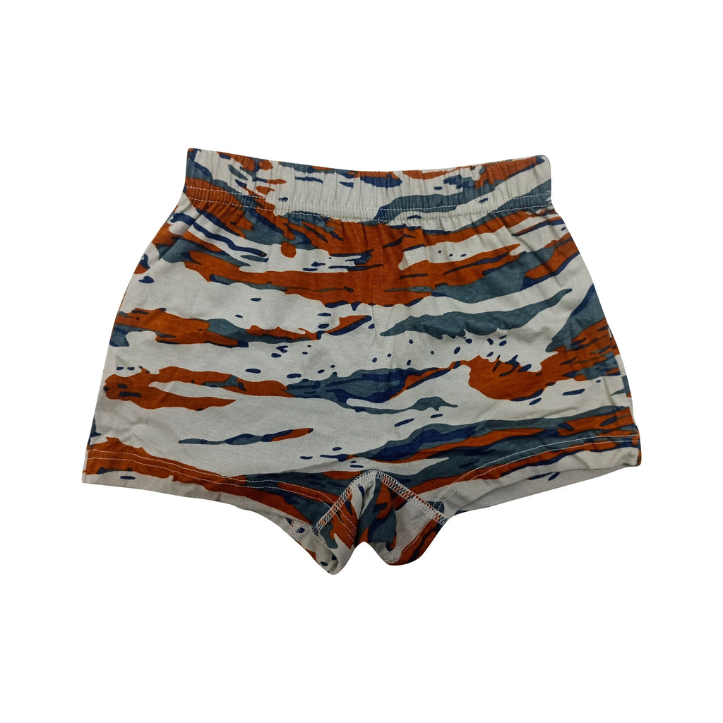 Redrose Boys’ Printed Cotton Briefs – Pack of 6 | Stylish Camo & Denim-Inspired Prints | JR-85