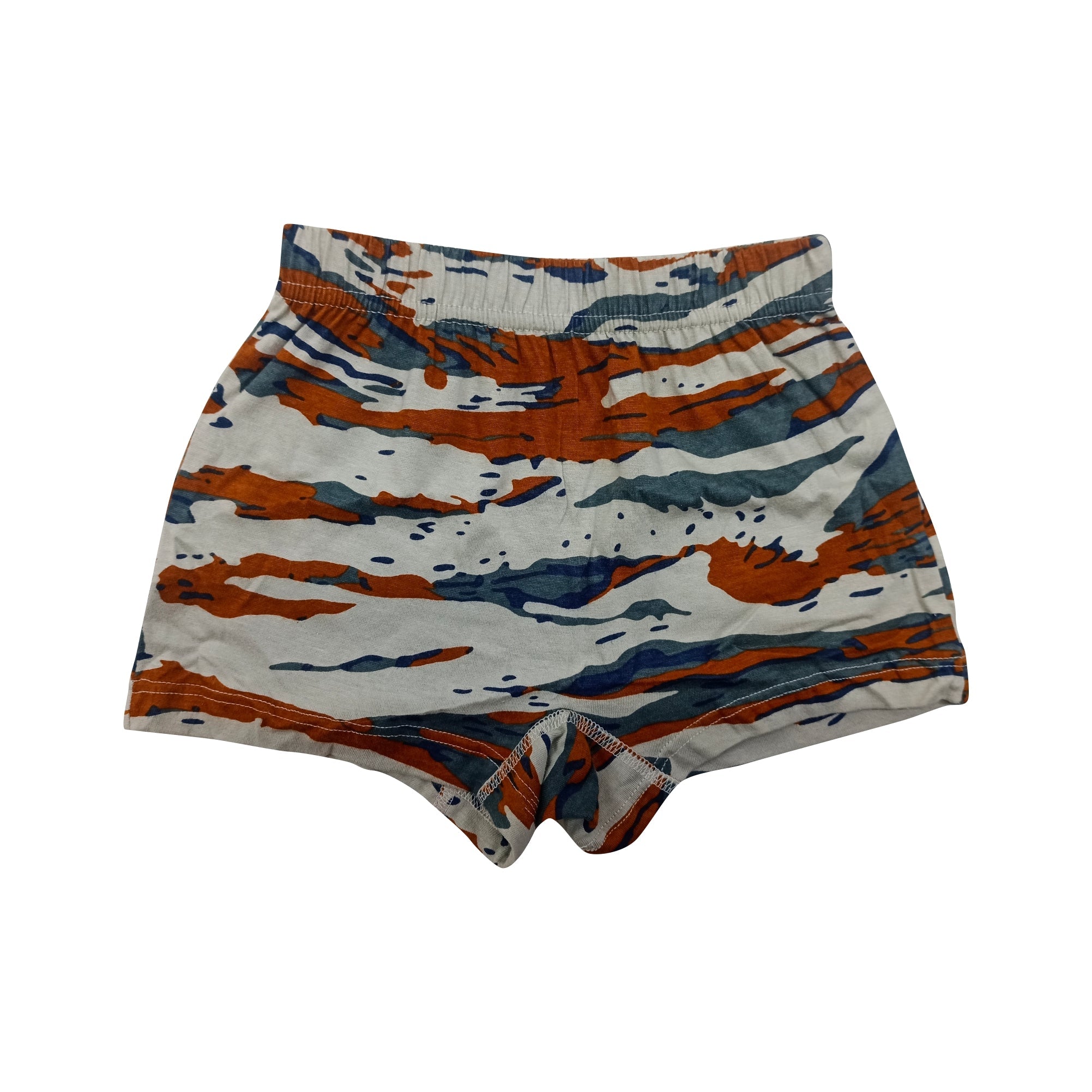 Redrose Boys’ Printed Cotton Briefs – Pack of 6 | Stylish Camo & Denim-Inspired Prints | JR-85