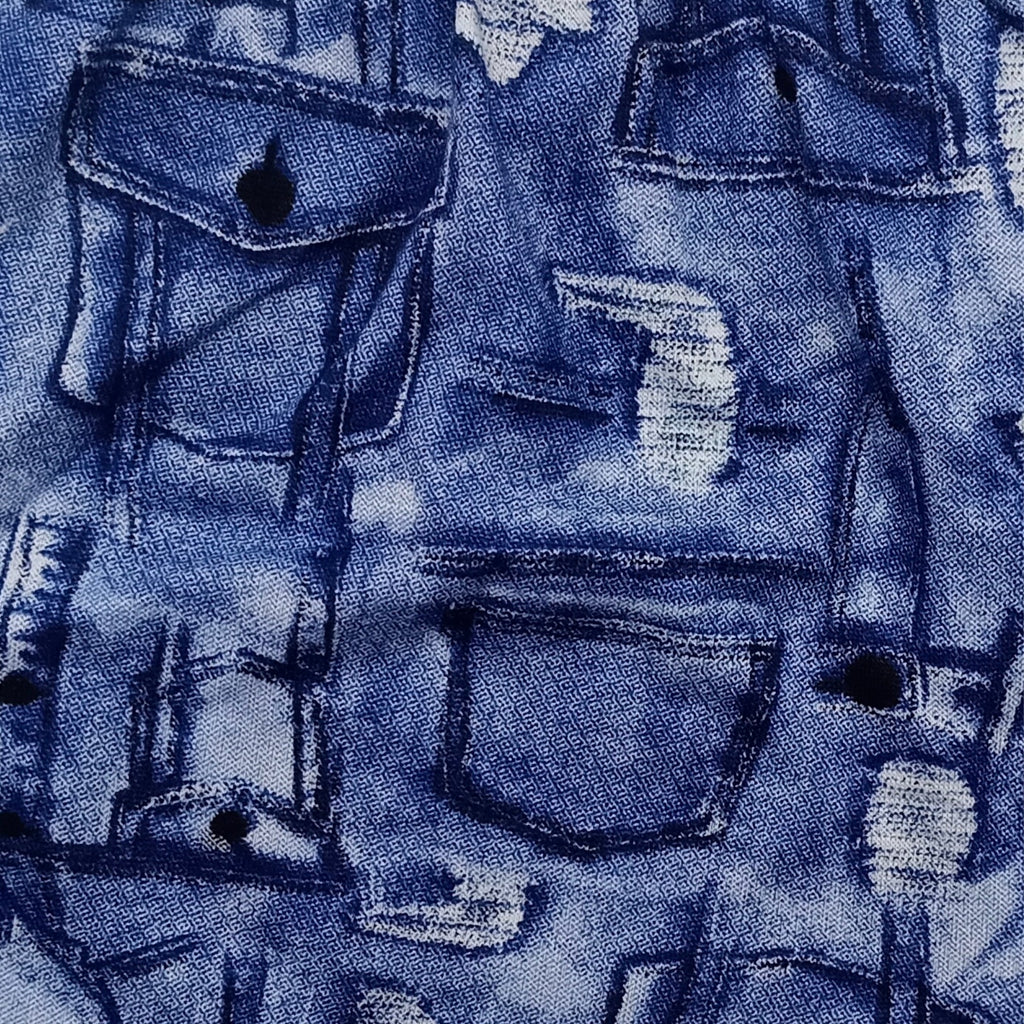 Redrose Boys’ Printed Cotton Briefs – Pack of 6 | Stylish Camo & Denim-Inspired Prints | JR-85