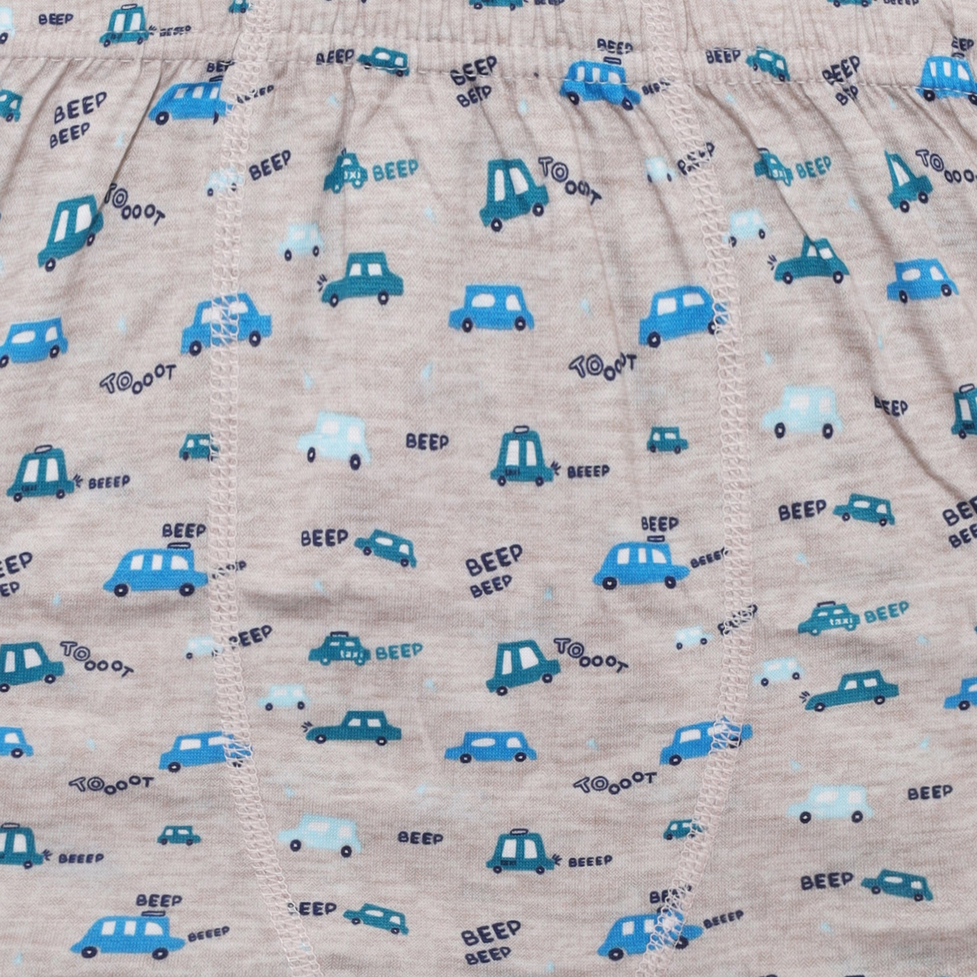 Speedy Car Printed Cotton Trunks for Boys | JR-5006