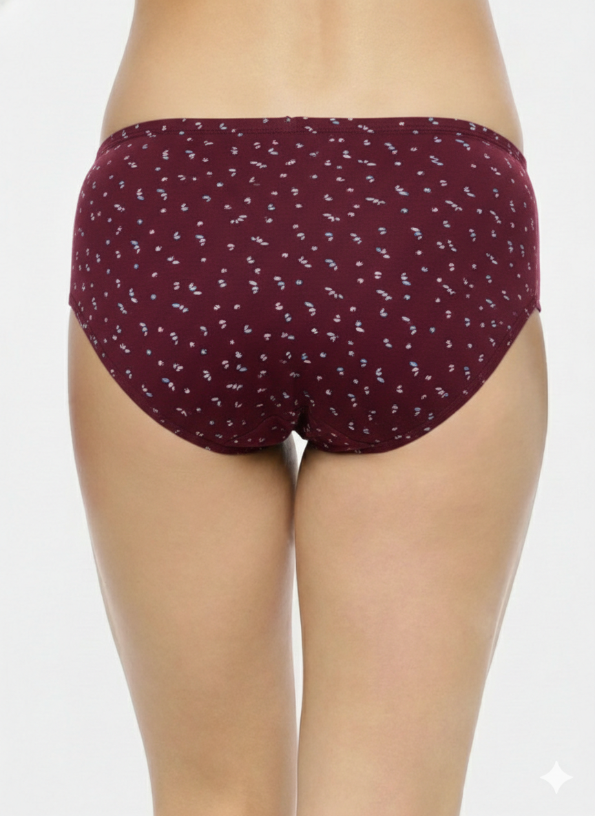 Midrise Cotton Hipster Panties– Pack of 3