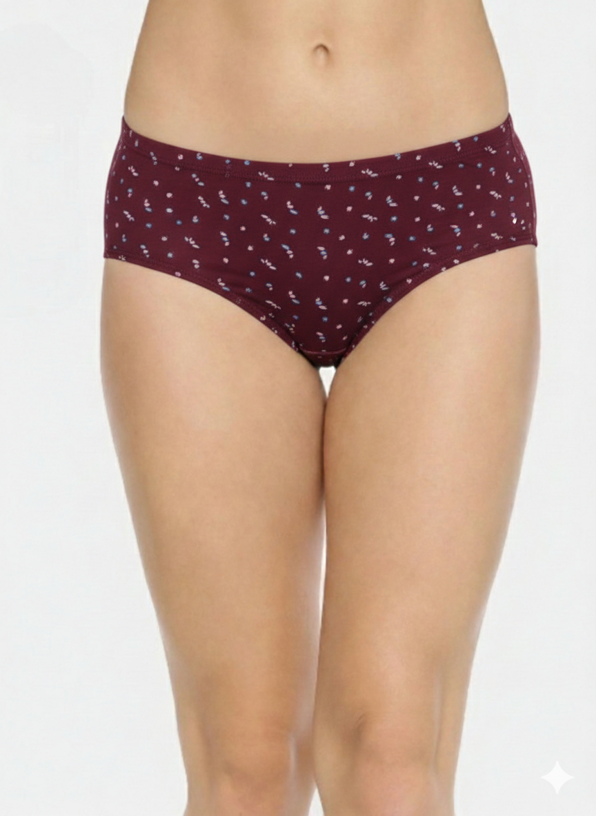 Midrise Cotton Hipster Panties– Pack of 3