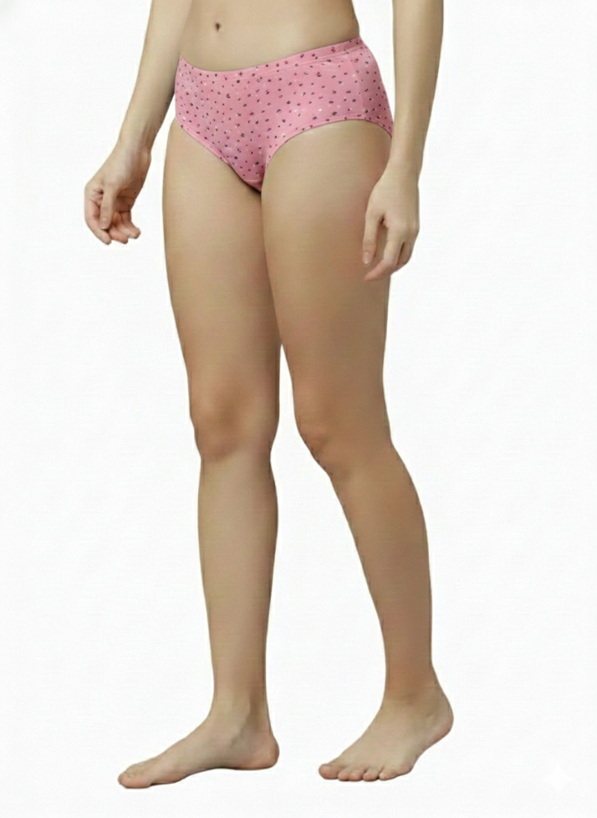 Midrise Cotton Hipster Panties– Pack of 3