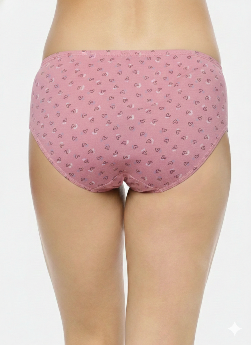 Midrise Cotton Hipster Panties– Pack of 3