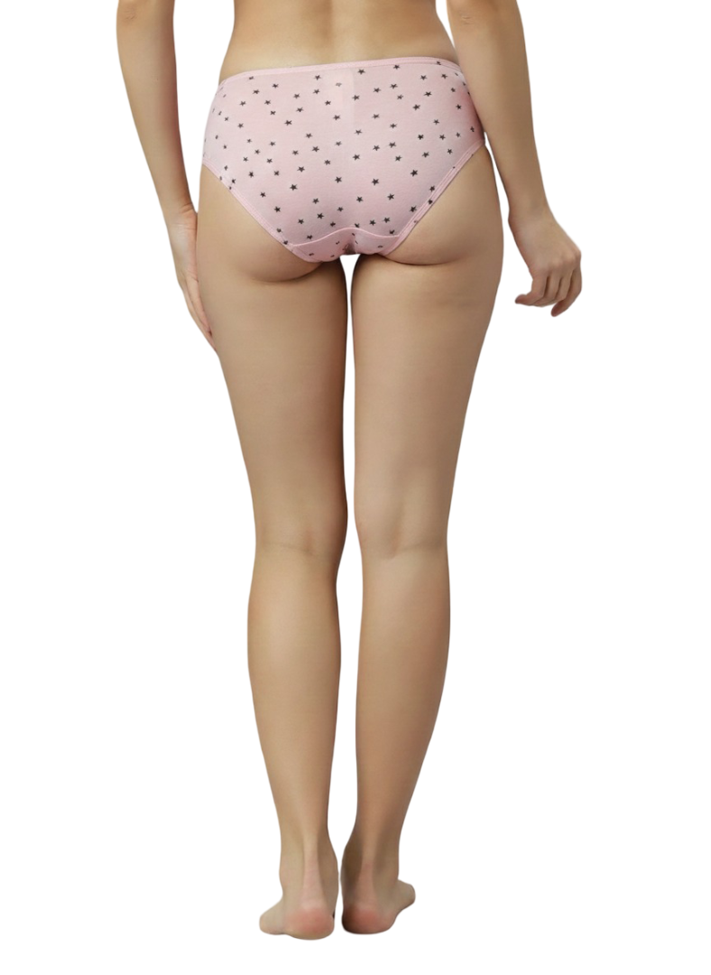 Mid-Rise Hipster Panties  – Pack of 3 (Multicolor)