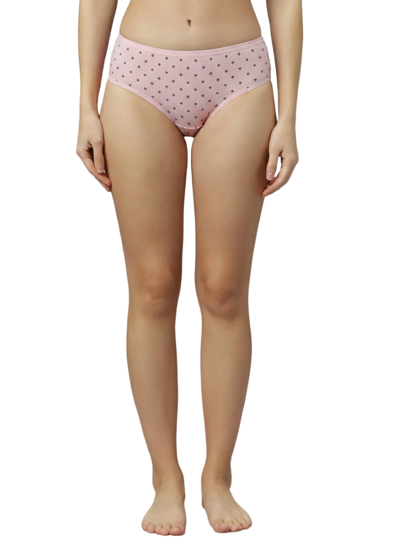 Mid-Rise Hipster Panties  – Pack of 3 (Multicolor)