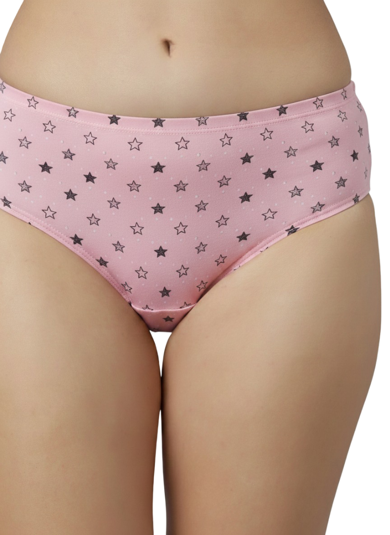 Mid-Rise Hipster Panties  – Pack of 3 (Multicolor)