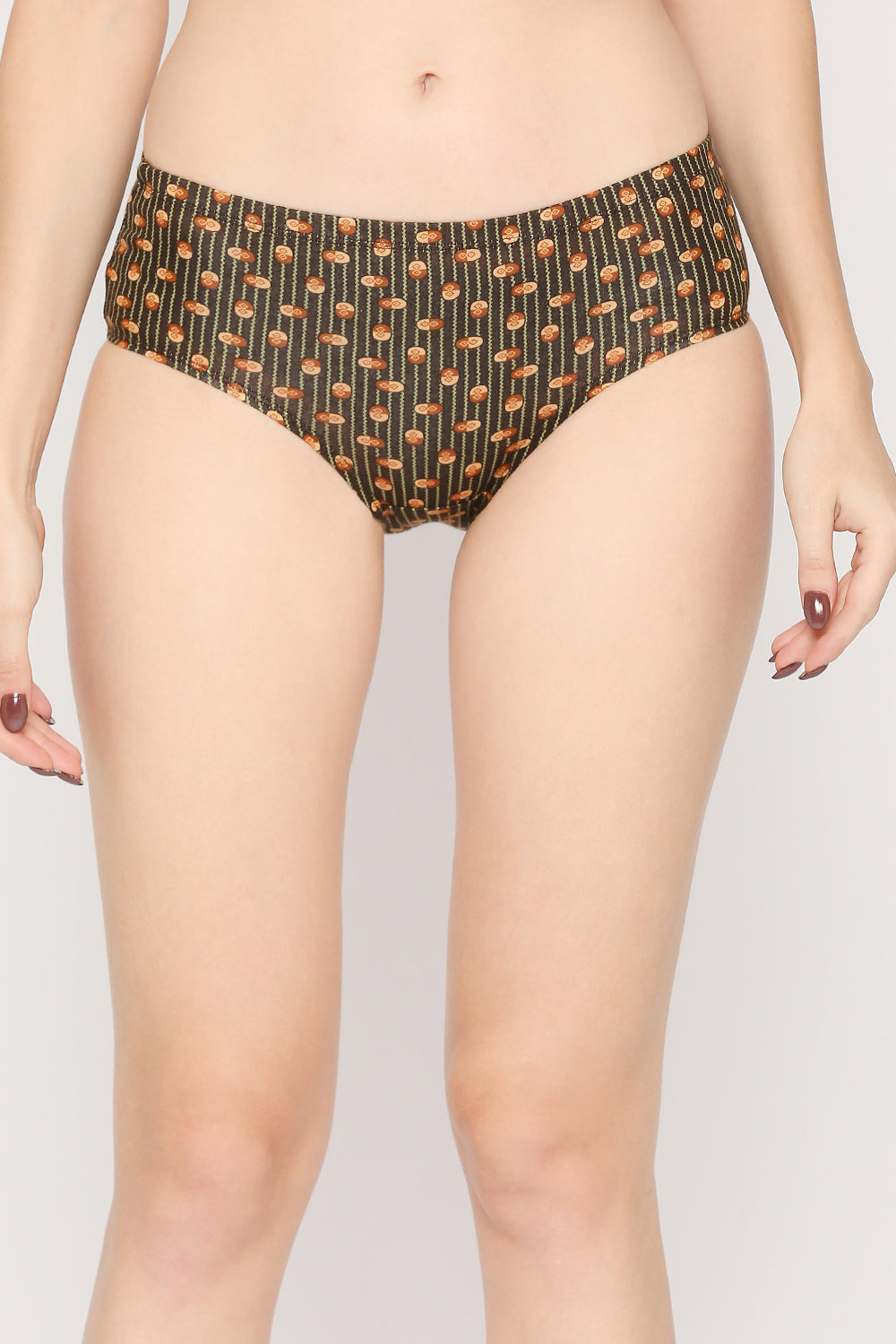 Maitree Printed Hipster Panties - Multicolor Pack of 3