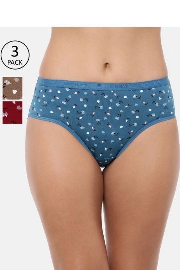 PREETY Multicolor Hipster Panty (Pack of 3)