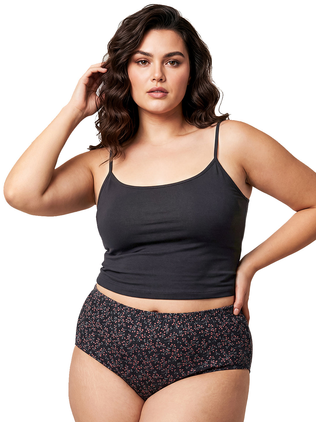 High-Rise Plus Size Panties – Pack of 3