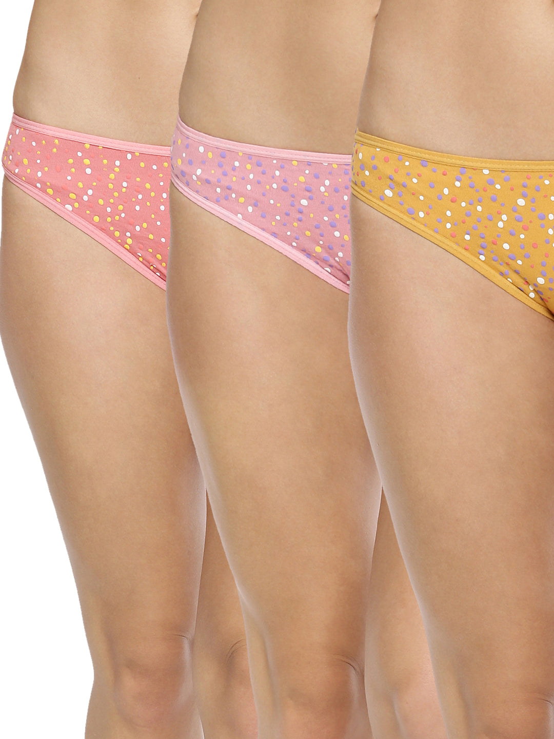 MENTOS Bikini Panty (Pack of 3) - Assorted