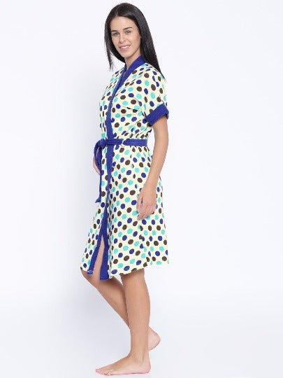 Multi Dot Bathrobe
