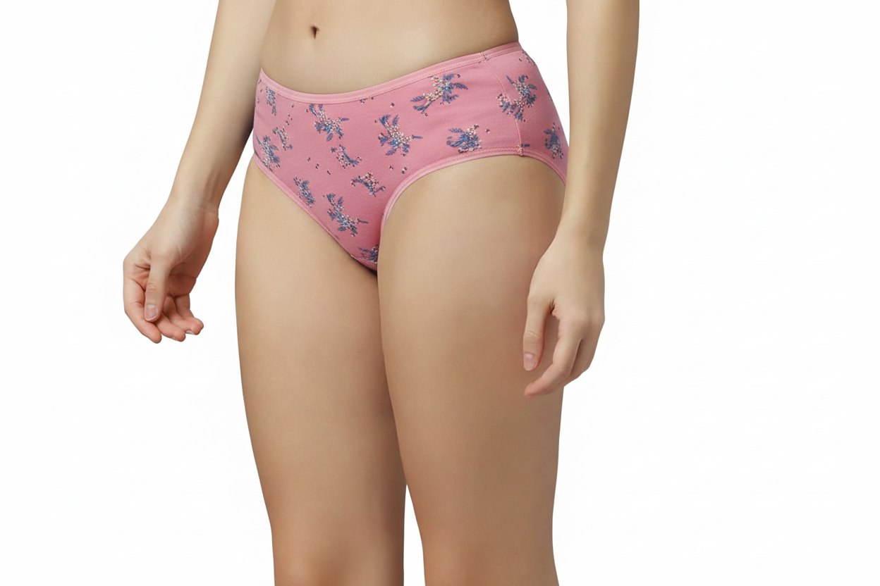 NURVI – Full Coverage Hipster Panties  – Pack of 3 (Multicolor)