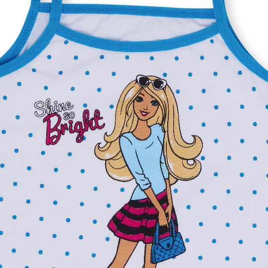 Redrose Girls Cotton Slips – Pack of 2 (Barbie Print) | BS-2002