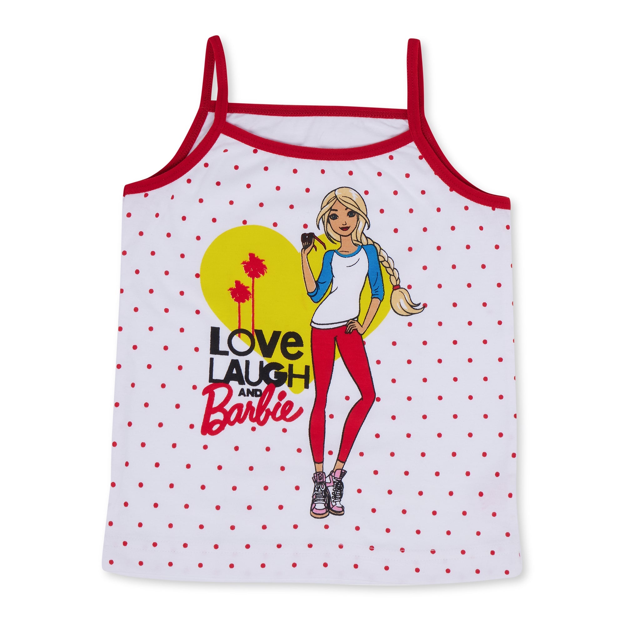 Redrose Girls Cotton Slips – Pack of 2 (Barbie Print) | BS-2002_R&R