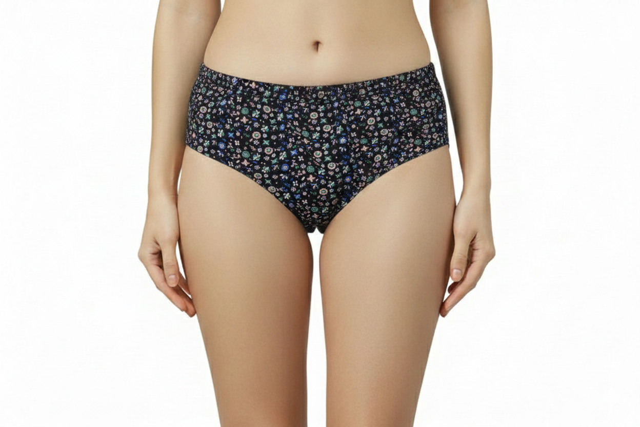 QUINN – Full Coverage Mid-Rise Hipster Panties  – Pack of 3 (Multicolor)