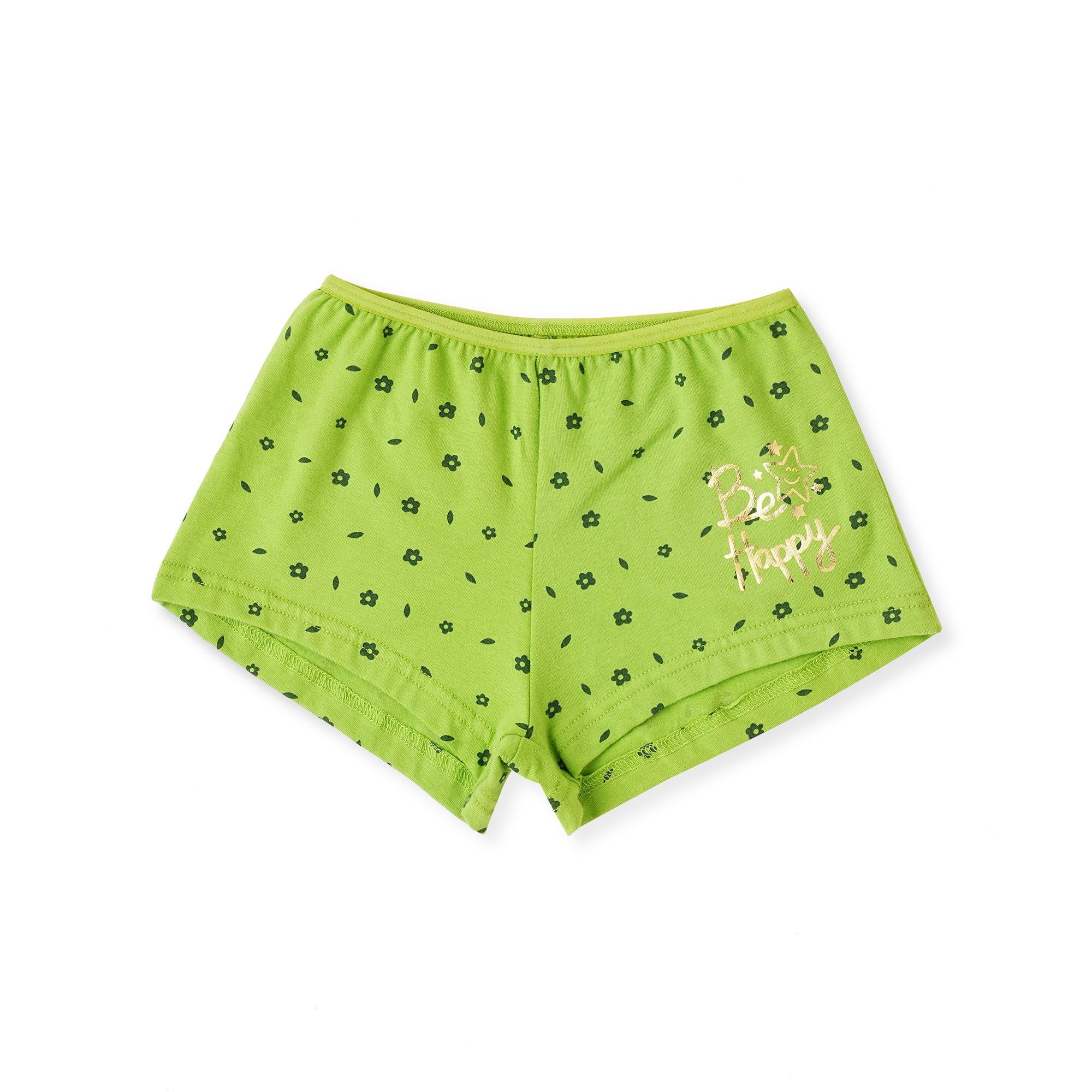 Red Rose Girls' Cotton Printed Boxer Shorts – Pack of 3 (Smart Girl Edition) | BABY-155