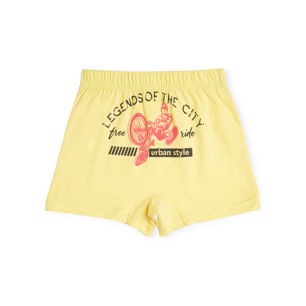 Red rose Cool Printed Cotton Trunks for Boys| JR-531 Multicolor Pack 6