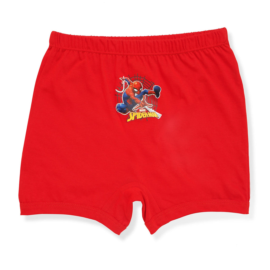Redrose Boys' Spiderman Boxer Briefs – Pack of 6 | Soft Cotton Printed Innerwear | JR_41CL