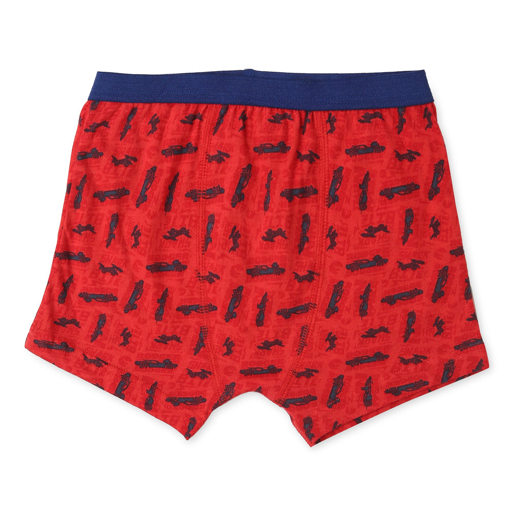 Redrose Boys Innerwear Boxers – Pack of 6 | Fun Printed Cotton Shorts for Kids | JR-510