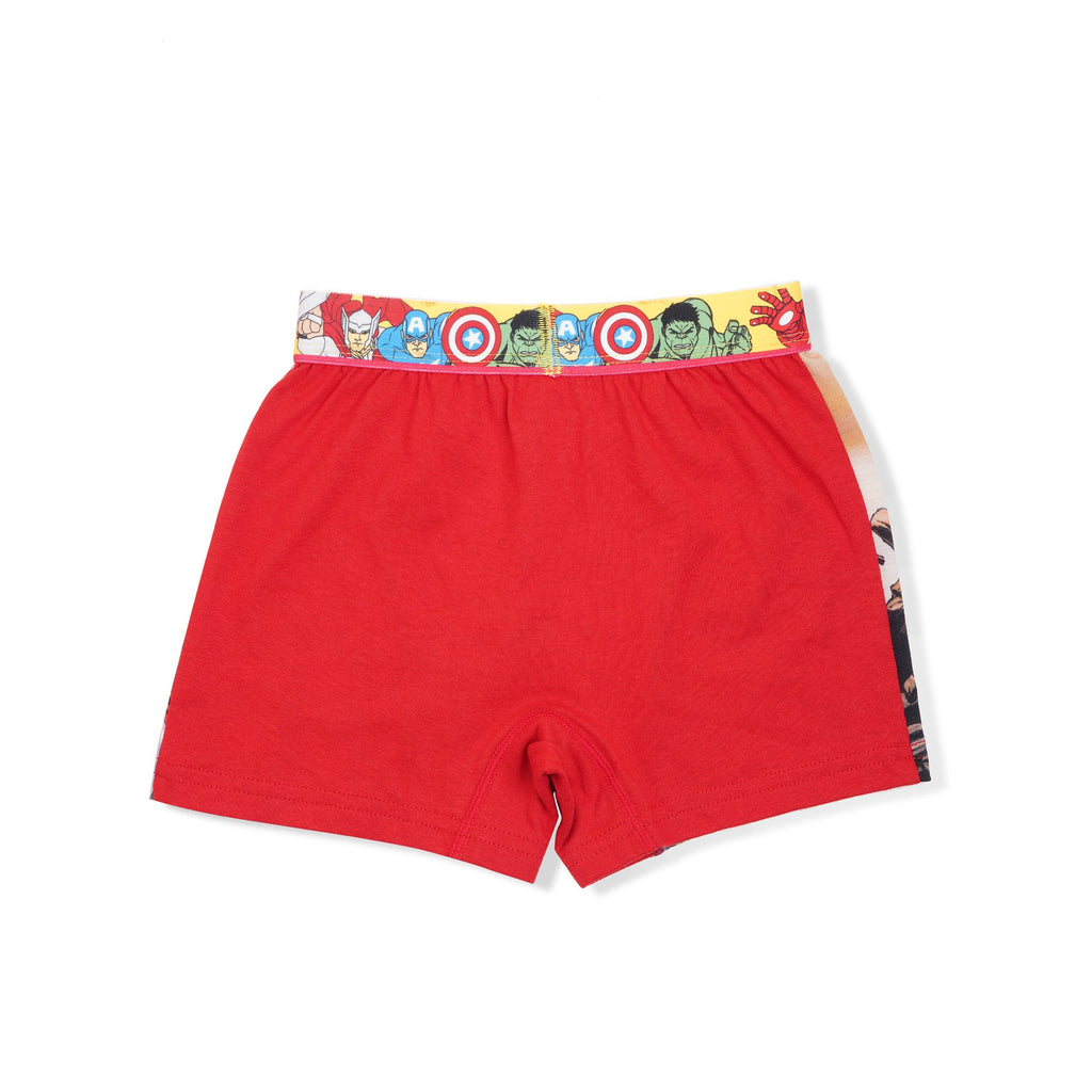 RedRose Boys Marvel Superhero Boxer Shorts – Avengers & Spider-Man Print Innerwear (Pack of 6) | JR-526