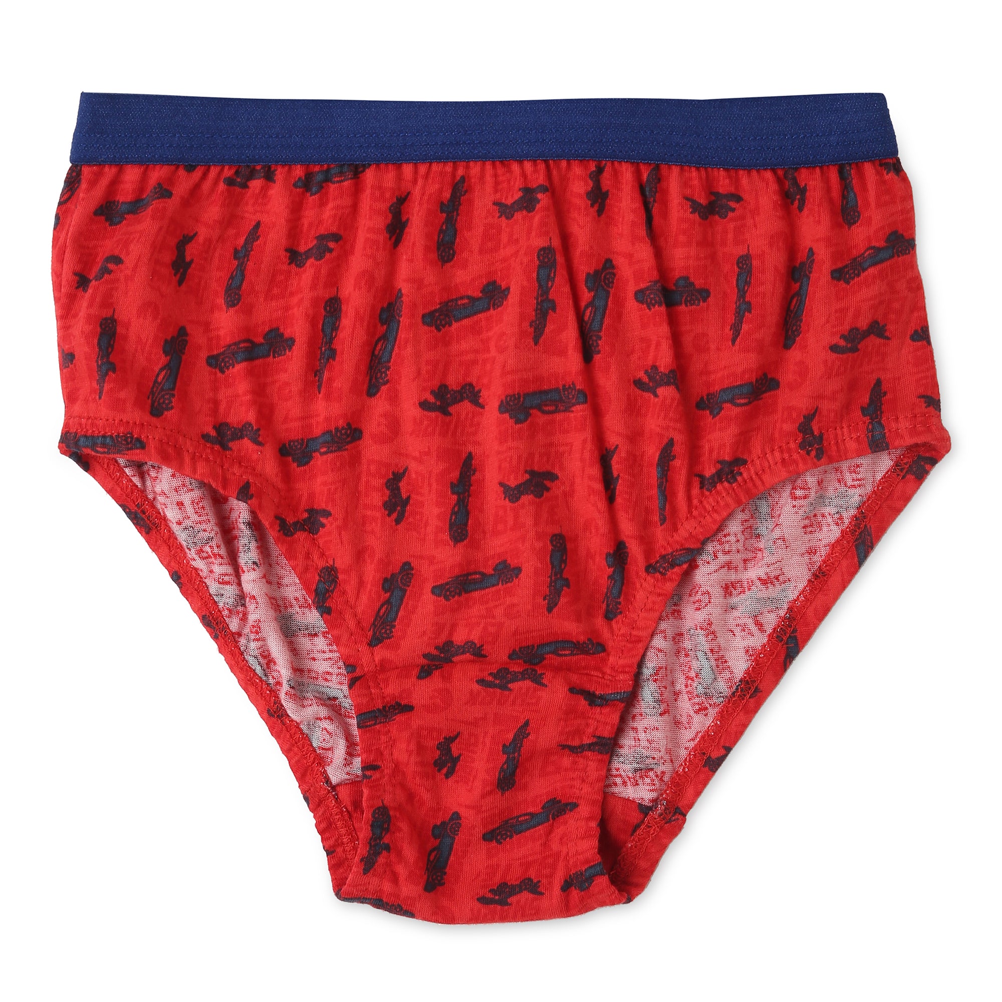 JR 509 Kids Printed Cotton Briefs | Soft & Comfortable Innerwear for Boys | Multicolor Pack 6