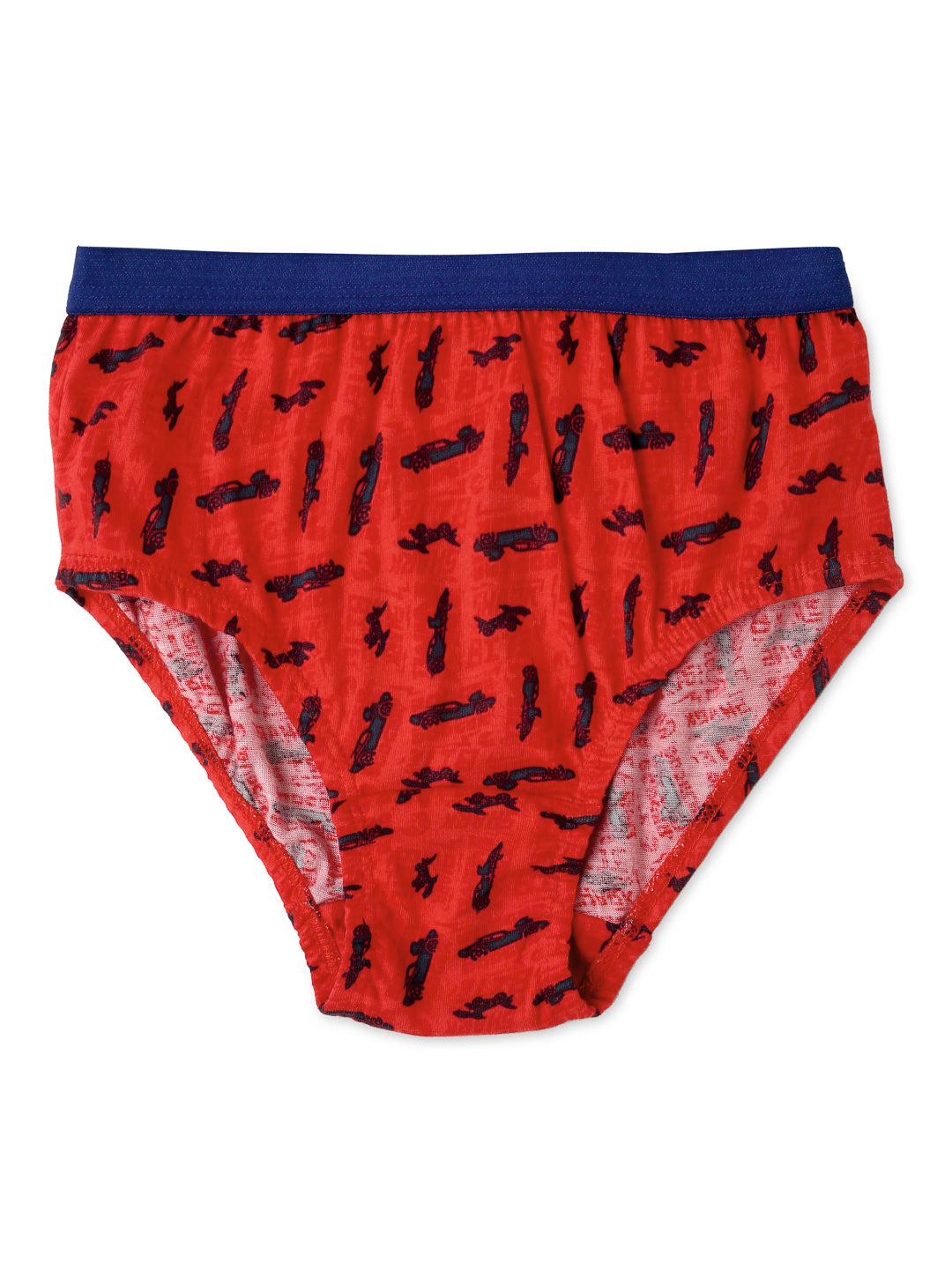 JR 509 Kids Printed Cotton Briefs | Soft & Comfortable Innerwear for Boys | Multicolor Pack 6