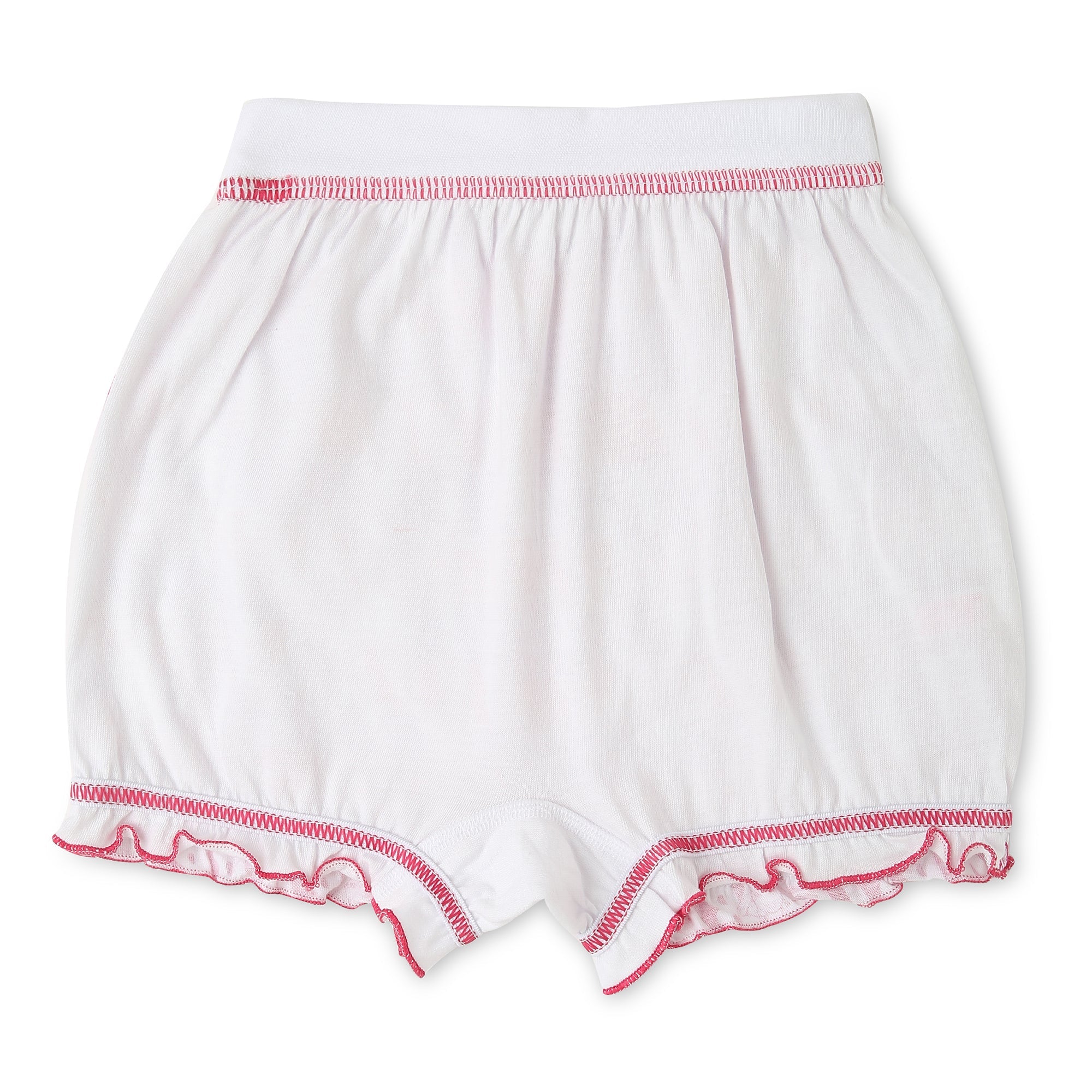 Redrose Girls' Barbie Print Bloomers – Pack of 6 (White & Pink Combo) | BLM-217