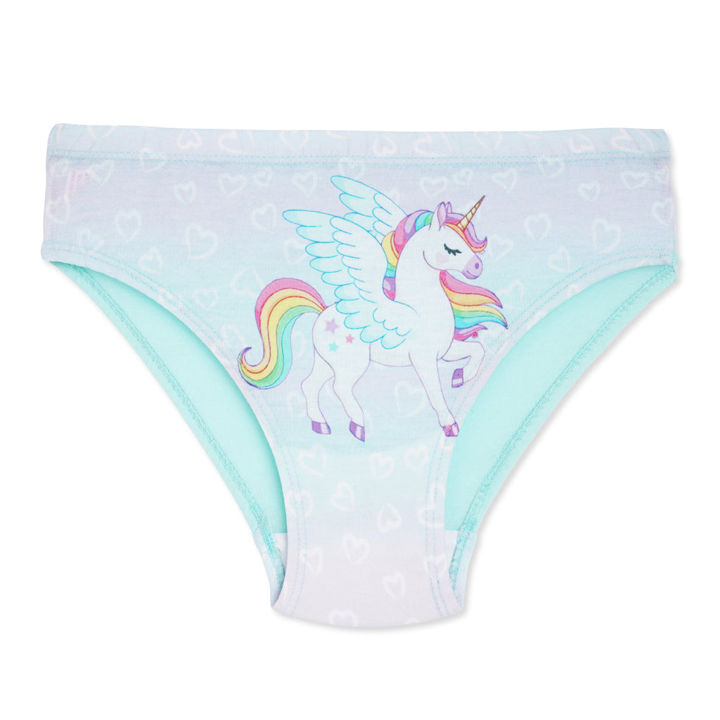 BABY 151| Girls’ Digital Print Unicorn Panty – Premium PC Lycra, Soft & Stretchable Underwear