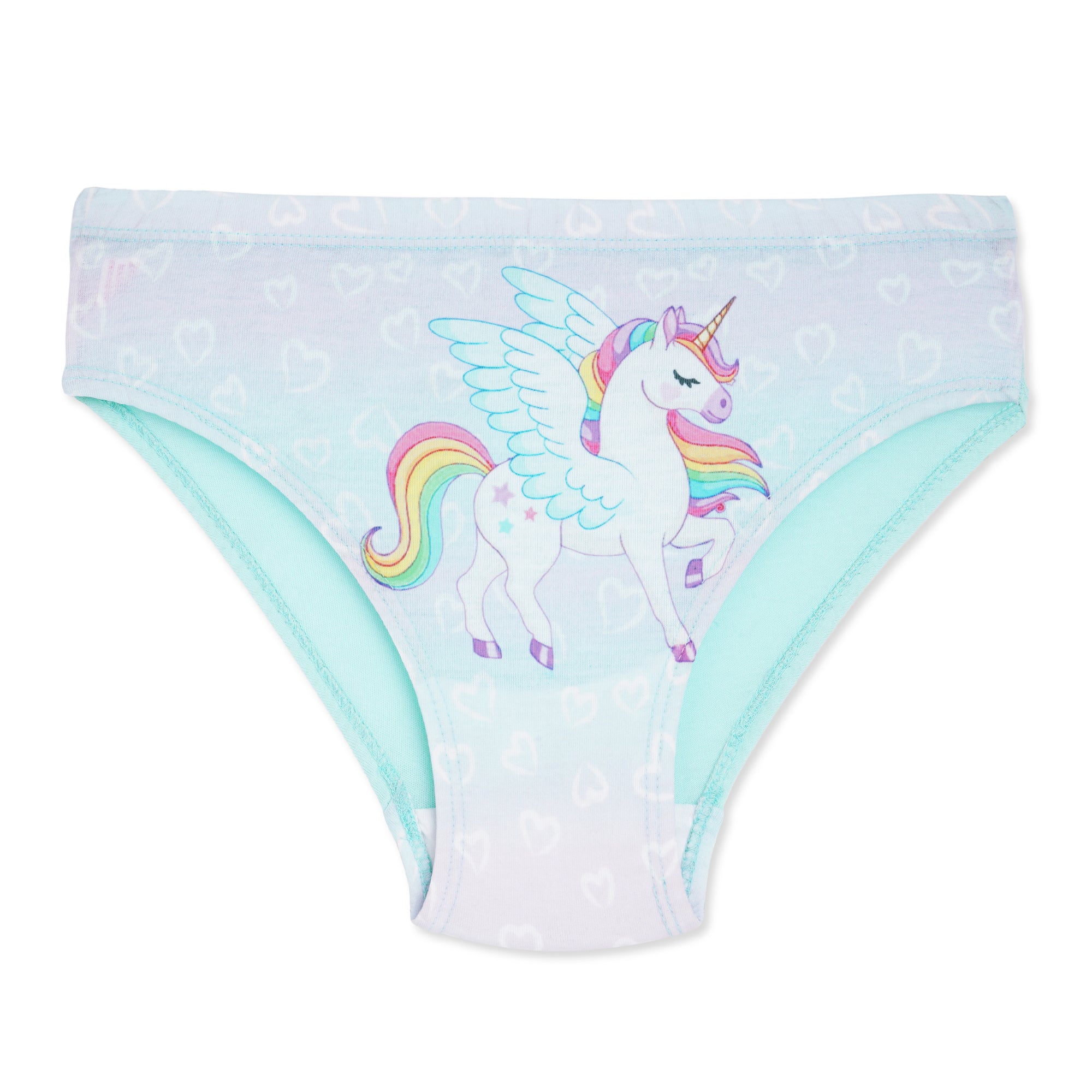 BABY 151| Girls’ Digital Print Unicorn Panty – Premium PC Lycra, Soft & Stretchable Underwear