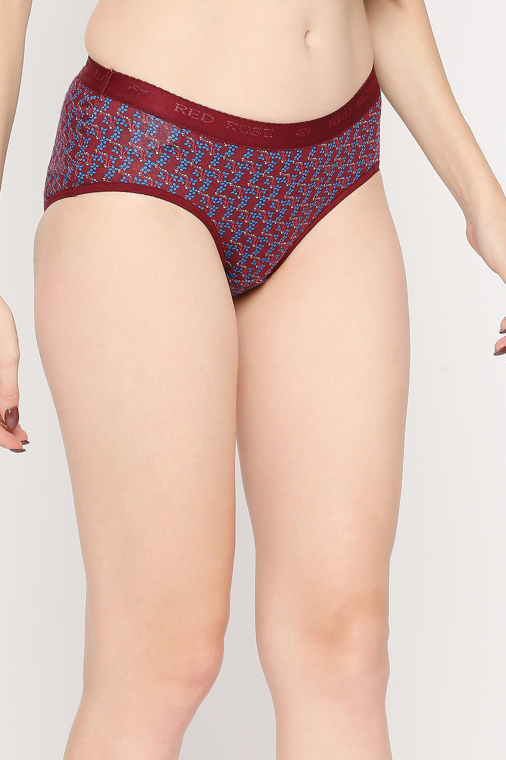 Red Rose Hipster Panty (Pack of 3) Multicolor